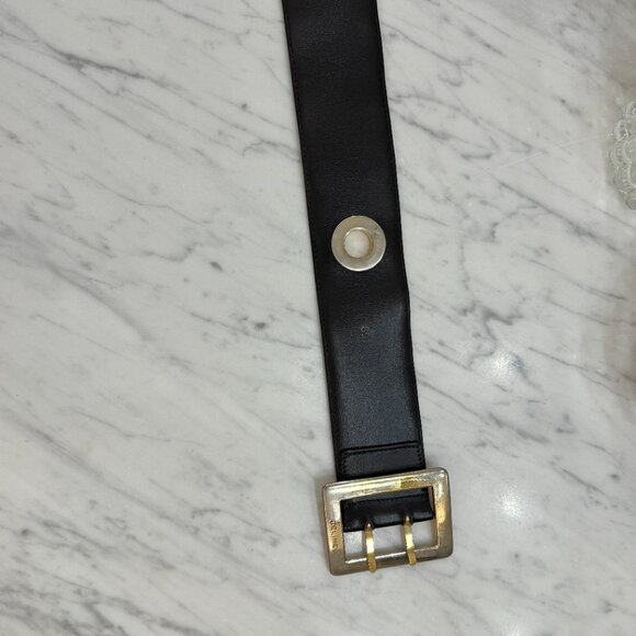 Celine Belt Black and Gold Size 85 - Picture 9 of 16